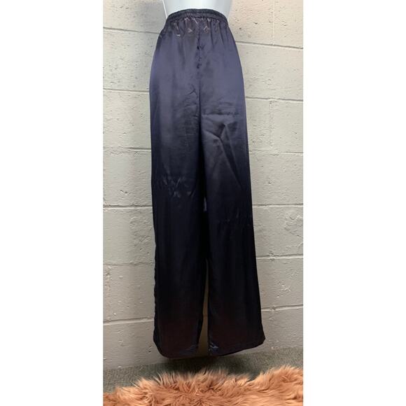 90s Victoria’s Secret Gold Label 2 Piece Pajama Set Satin Pants Floral PaisleyB5 - Picture 9 of 10